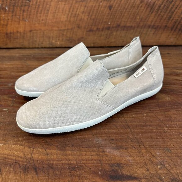 Mephisto Korie Light Taupe Leather Slip-On Shoe 7.5 - Picture 1 of 14